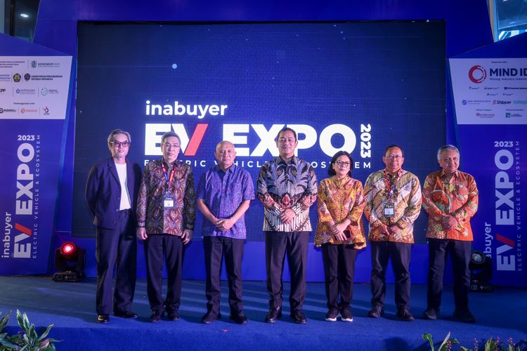 Closing Ceremony Inabuyer EXPO EV 2023 di gedung Smesco, Jakarta pada Kamis (30/11/2023).