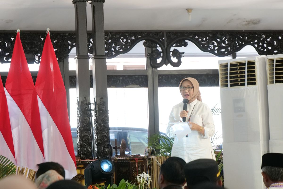 Bupati Lumajang Indah Amperawati di Pendopo Arya Wiraraja Lumajang, Jumat (30/5/2025)