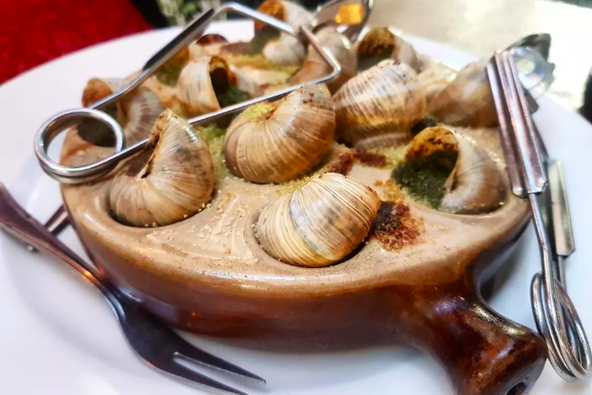 Escargot, hidangan asal Perancis