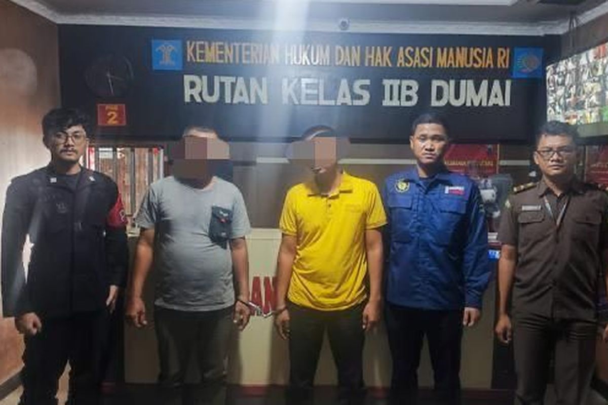 Terdakwa kasus perambahan  Kawasan Hutan Produksi Terbatas (HPT) Bagan Besar di Kota Dumai, Riau