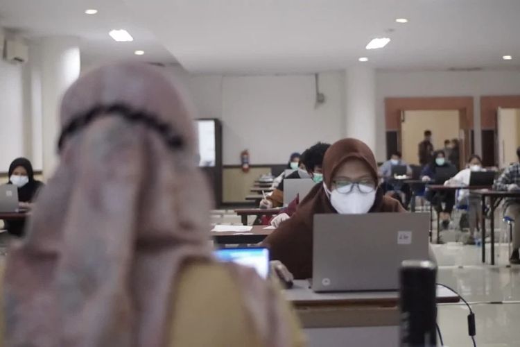 Ilustrasi peserta UTBK SNBT 2026.