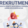 BPJS Kesehatan Buka Lowongan Kerja untuk Anggota Komite, Berminat?