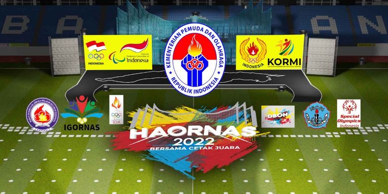 Ilustrasi Hari Olahraga Nasional (Haornas) 2022. Perayaan Haornas 2022 akan dihelat di Stadion Batakan, Balikpapan, Kalimantan Timur, pada 9 September mendatang.