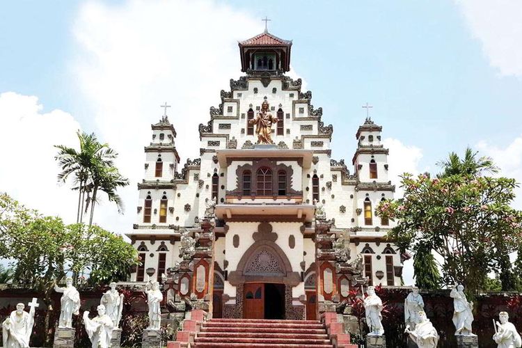 Gereja HKY Palasari, Bali salah satu gereja unik di Indonesia