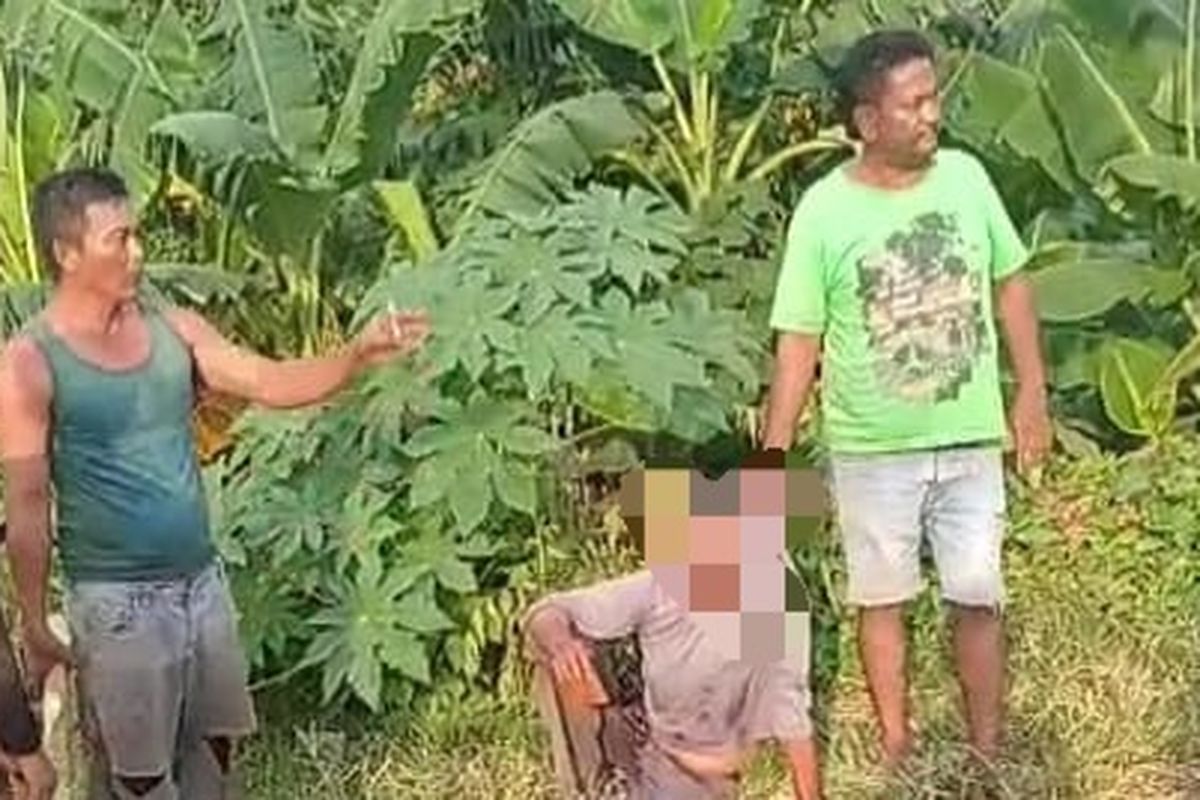 Terduga maling bernama Restu Andika (39) warga Kelurahan Mimbaan, Kecamatan Panji, Kabupaten Situbondo, Provinsi Jawa Timur menjadi sasaran pemukulan warga setelah diduga hendak mencuri uang milik petani pada Minggu (8/6/2025). 