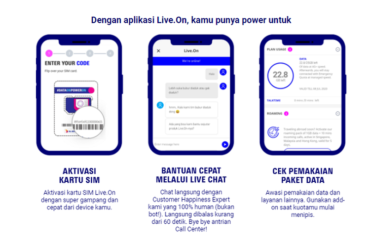 Operator digital baru dari XL Axiata bernama Live On.