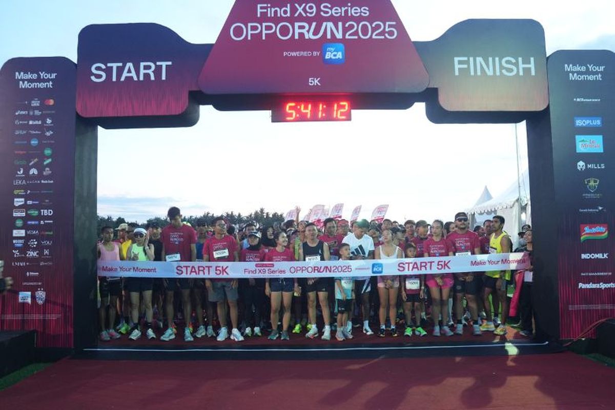 Race Day OPPO Run 2025. 