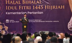 Hadiri Halalbihalal Kementan, Mentan Amran: Kami Cinta Pertanian Indonesia 