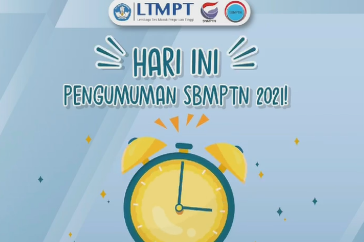 Pengumuman SBMPTN 14 Juni 2021 pukul 15.00 WIB