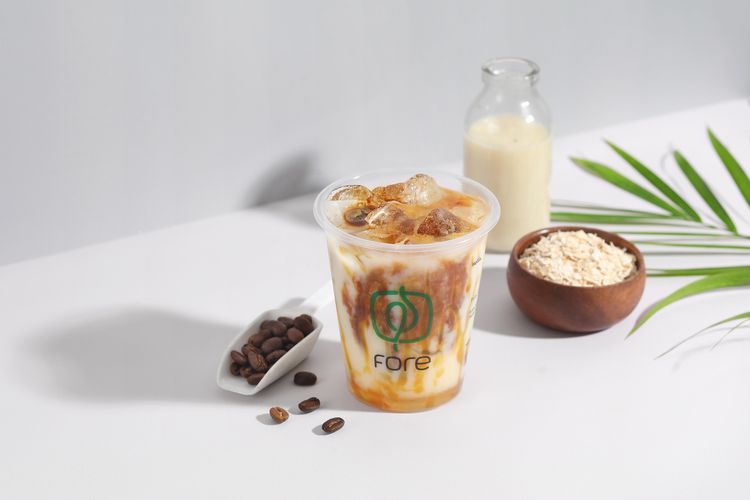 Nutty Oat Latte dari Plant-Based Series.