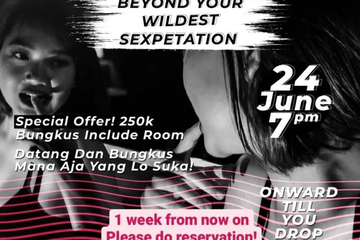 Sebuah poster pesta di griya pijat yang digelar oleh salah satu grup hiburan malam, Urbanica dengan nuansa sensual beredar di media sosial.   Acara yang bertajuk Bungkus Night Vol 2 itu dijadwalkan akan digelar di Hamilton Spa & Massage kawasan Grand Wijaya, Kebayoran Baru, Jakarta Selatan, Jumat (24/6/2022).