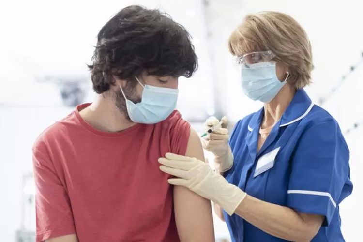 Ilustrasi vaksin Covid-19.