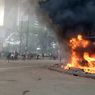 18 Pos Polisi Dirusak dan Dibakar Saat Demo Tolak UU Cipta Kerja yang Berakhir Rusuh di Jakarta