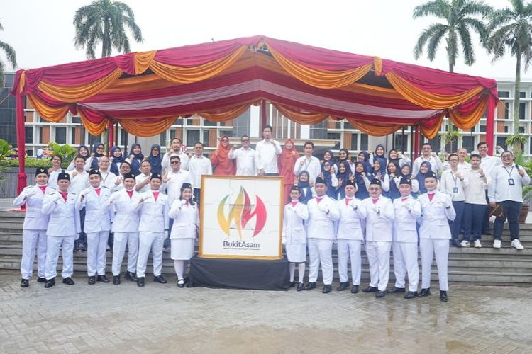 Peringatan Hari Ulang Tahun Ke-44 PT Bukit Asam digelar serentak di Unit Pertambangan Tanjung Enim, Unit Dermaga Kertapati, dan Unit Pelabuhan Tarahan, Minggu (2/3/2025). 