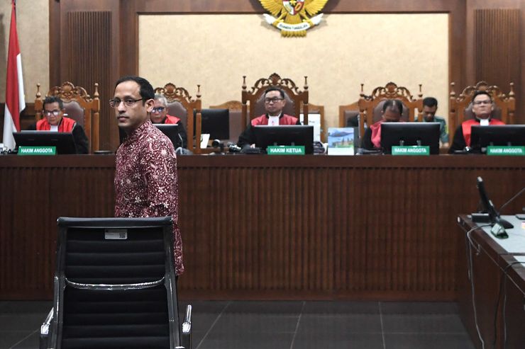Hari Ini, Nadiem Makarim Bacakan Nota Pembelaan Kasus Chromebook