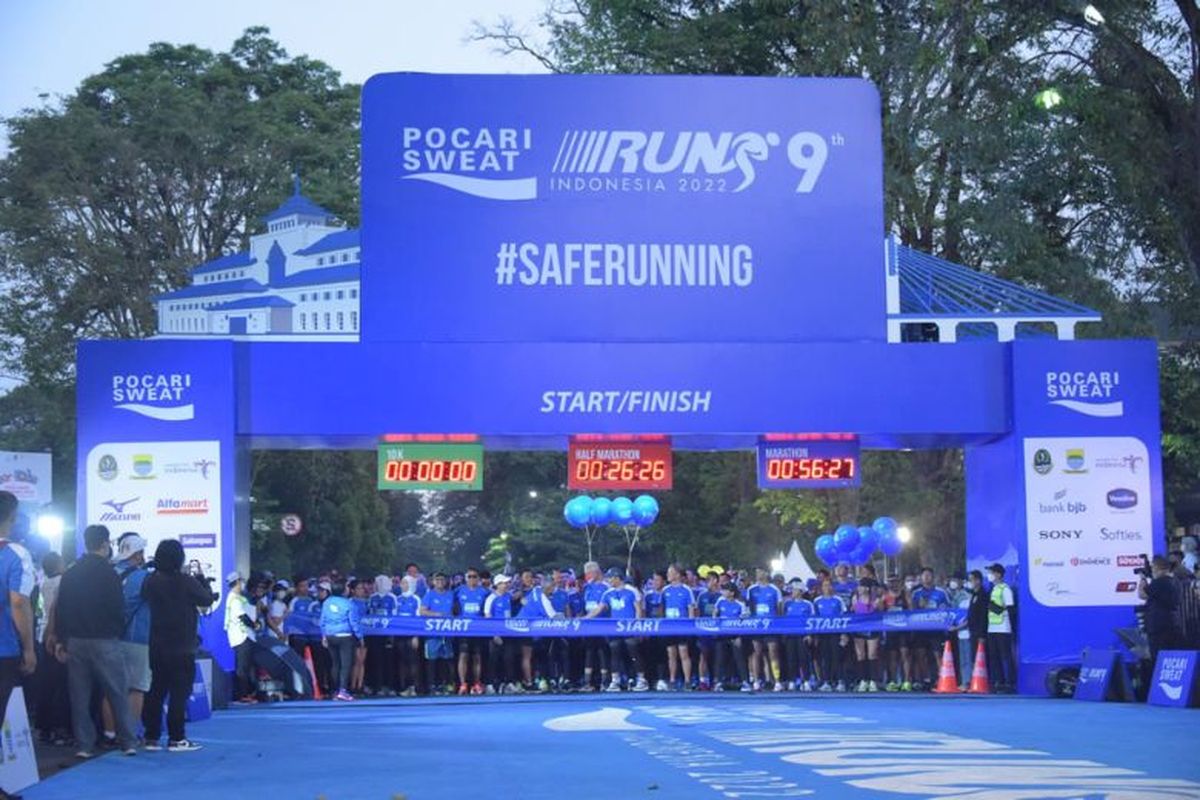 Pocari Sweat Run Indonesia 2022 sukses digelar di Bandung.