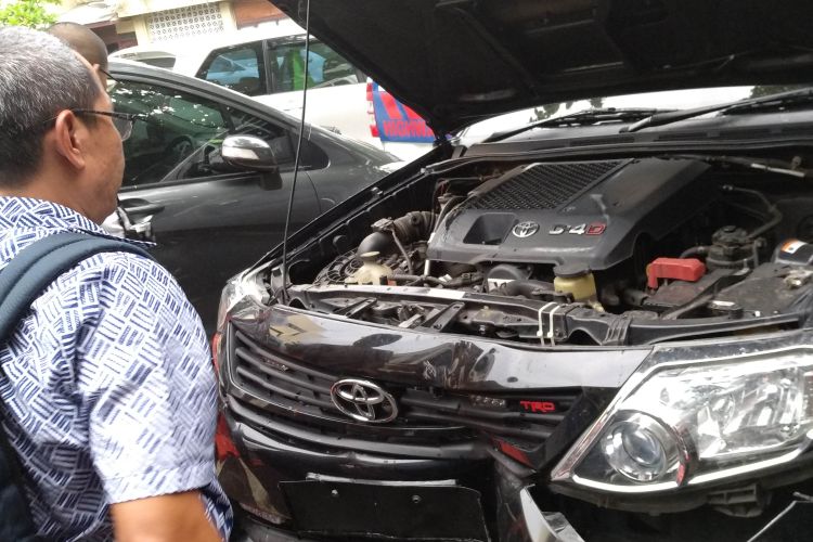 Tim investigasi Toyota pada Fortuner yang ditumpangi Setya Novanto