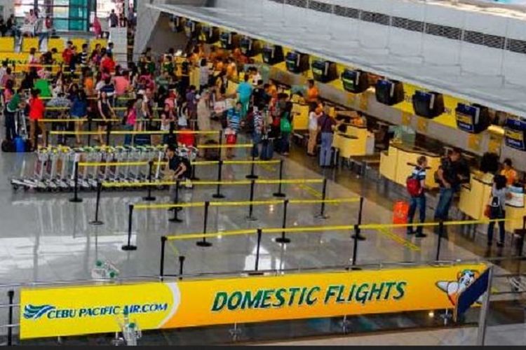 Suasana di Bandara Ninoy Aquino International Airport