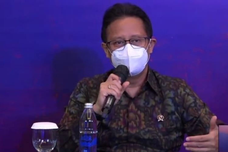 Menteri Kesehatan Budi Gunadi Sadikin dalam pertemuan The 3rd G20 Health Working Group (HWG) di Bali. 