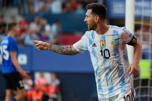 Argentina Vs Estonia 5-0: Messi Cetak 5 Gol, Panggil Dia 