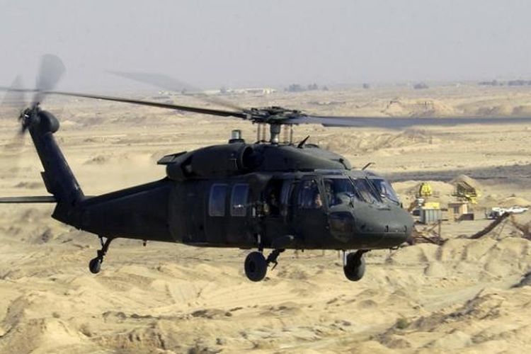 Sebuah helikopter Black Hawk