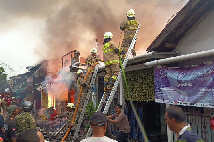 5 Kontrakan di Jatinegara Jaktim Terbakar, Tak Ada Korban Jiwa