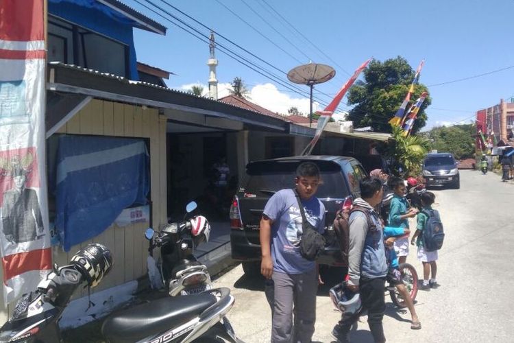 Foto Yayasan Panti Asuhan Ummu Rabiya, Kelurahan Gebang Rejo Timur, Poso Kota, pada Kamis (8/3/2018).