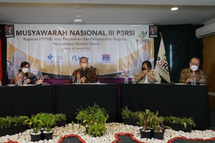 Acara Diskusi  Interaktif, Reposisi PPPSRS Atas Perubahan dan Penyesuaian Regulasi Pengelolaan Rusun? dalam Musyawarah Nasional III P3RSI. 