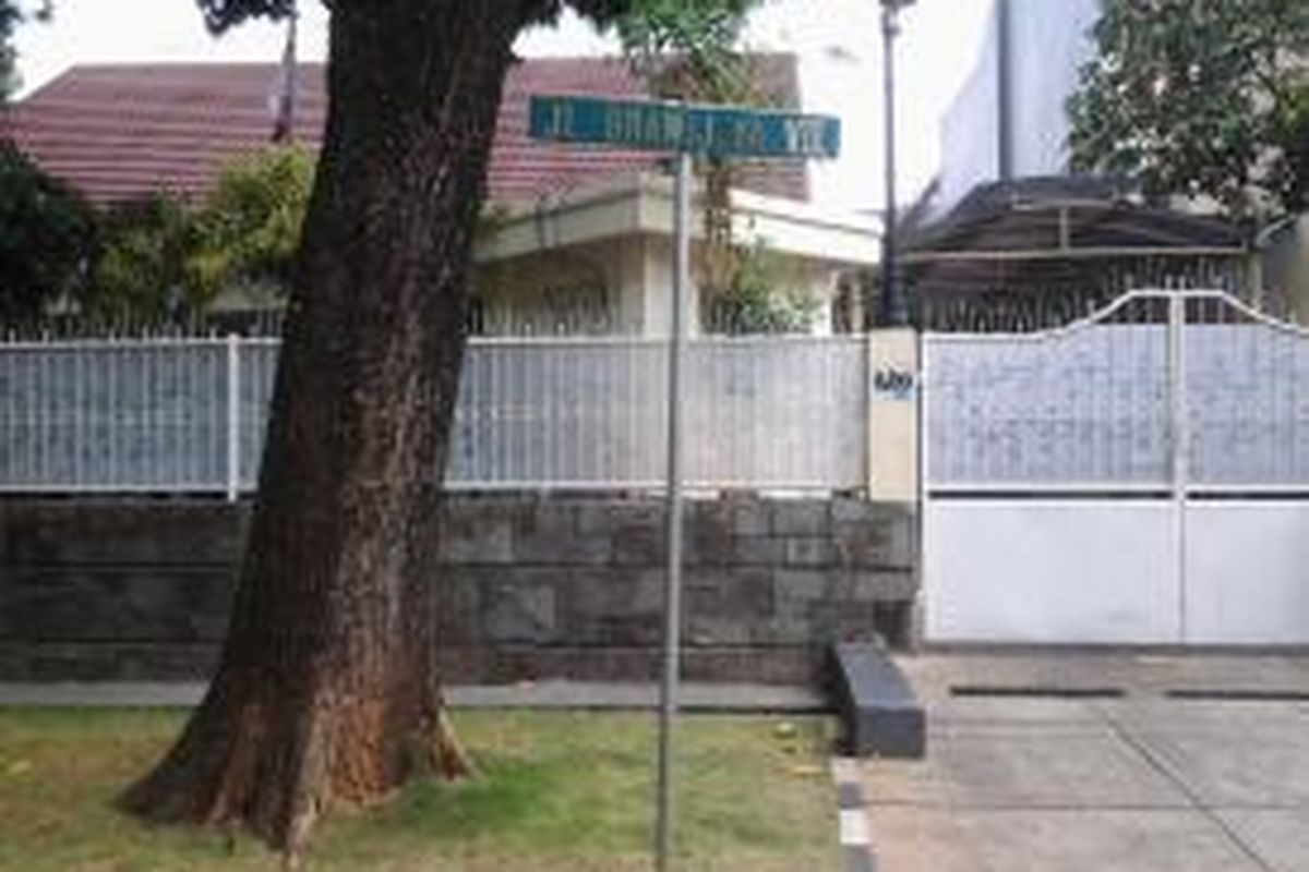 Rumah Kepala SKK Migas Rudi Rubiandini di Jalan Brawijaya VIII, Jakarta Selatan. 