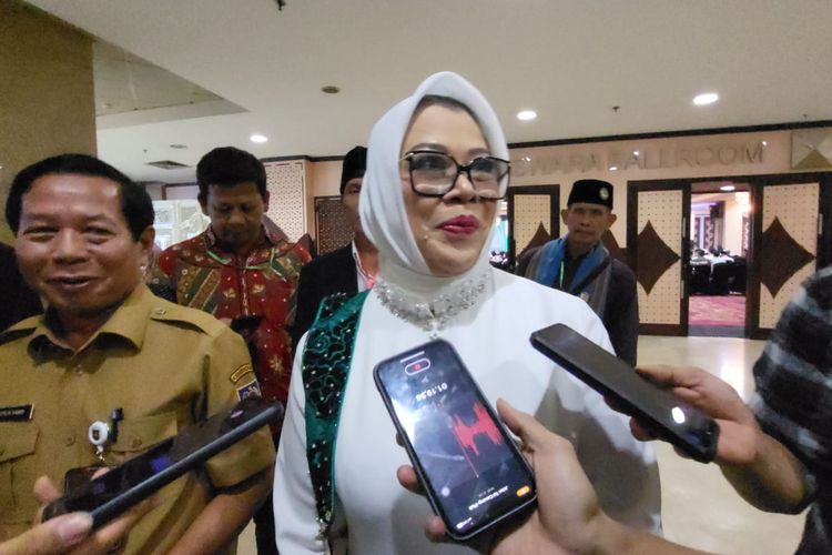 Adik Syahrul Yasin Limpo, Dewie Yasin Limpo ditemui di Gedung Smesco, Jakarta Selatan, Senin (9/10/2023).