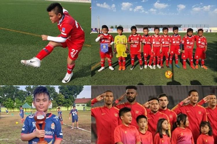 Muhammad Rasya menjadi kapten Tim sepak bola U-13 Indonesia di ajang Tropia Cup, Tour The Spain 2019 dengan meraih juara 3.