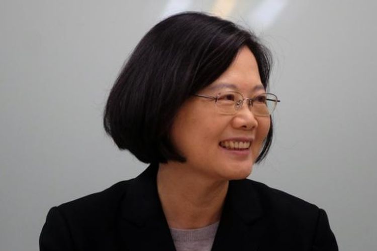 Tsai Ing-wen, presiden perempuan pertama Taiwan.