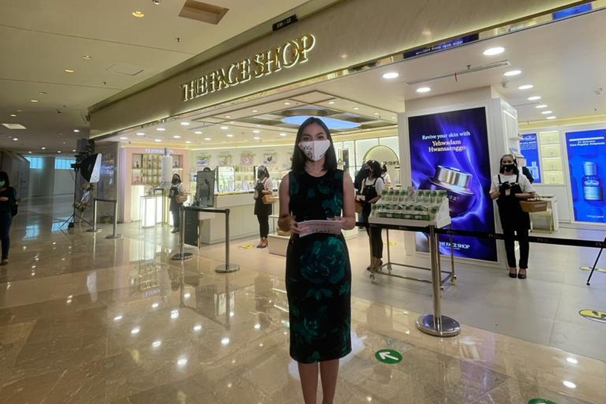 The Face Shop Indonesia membuka flagship store pertamanya di mal Grand Indonesia Jakarta (7/1/21).