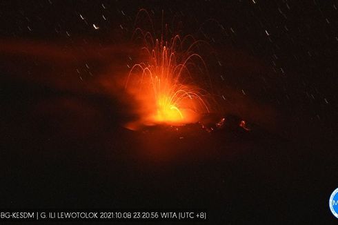 4 Fakta Terkini Erupsi Gunung Ile Lewotolok di NTT, 16 Kali Letusan dan Terdengar Suara Dentuman 