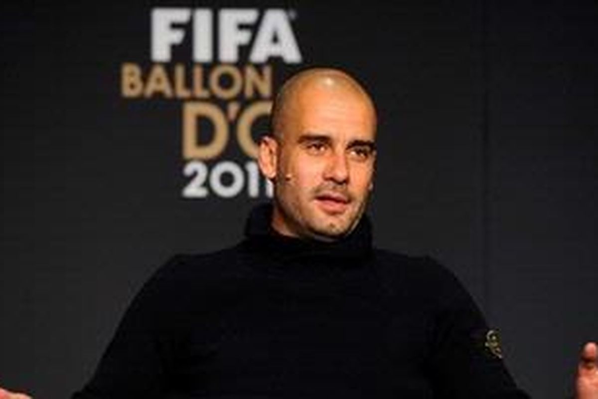 Pelatih Barcelona, Pep Guardiola, terpilih sebagai Pemain Terbaik Dunia.