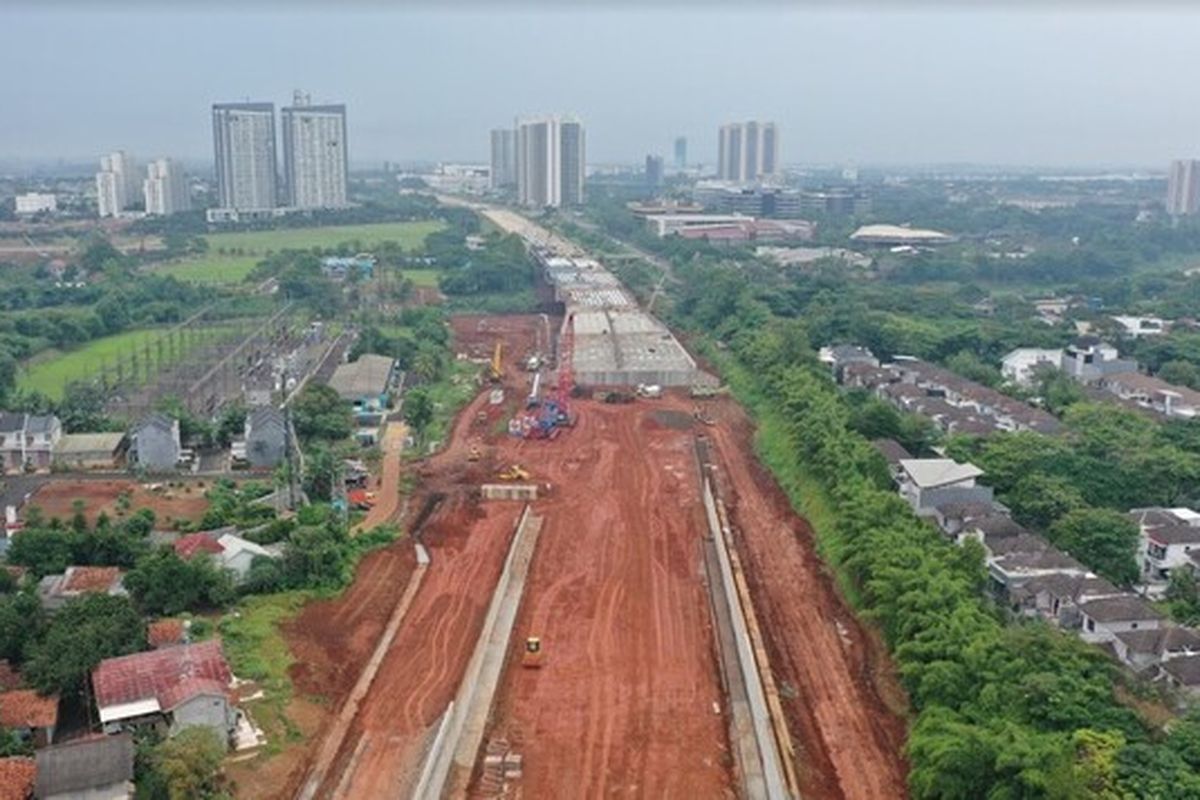 Jalan Tol Serpong-Balaraja seksi 1A tersambung pertengahan 2022