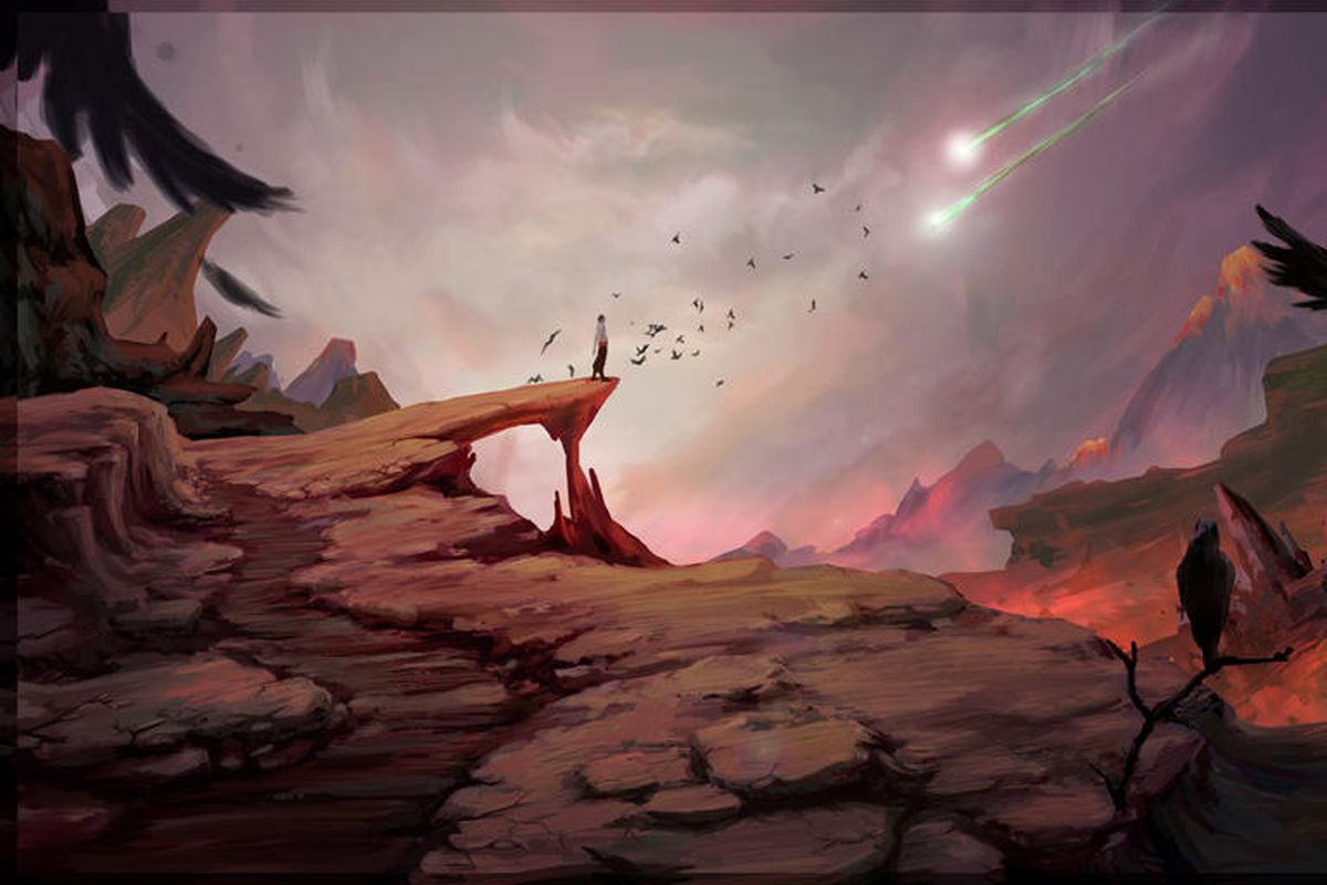 Ilustrasi hari kiamat.