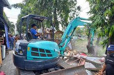 Bangunan Semipermanen di Sekitar Sungai Code Yogyakarta Ditertibkan, Beberapa Warga Tetap Bertahan