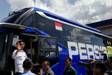 Presiden Jokowi Jajal Tol Soroja dengan Menumpang Bus Persib