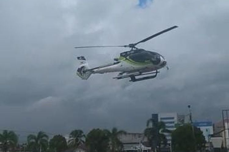 Helikopter bawah rombongan Pj Gubernur Papua Barat mendarat Darurat di Alun Aimas