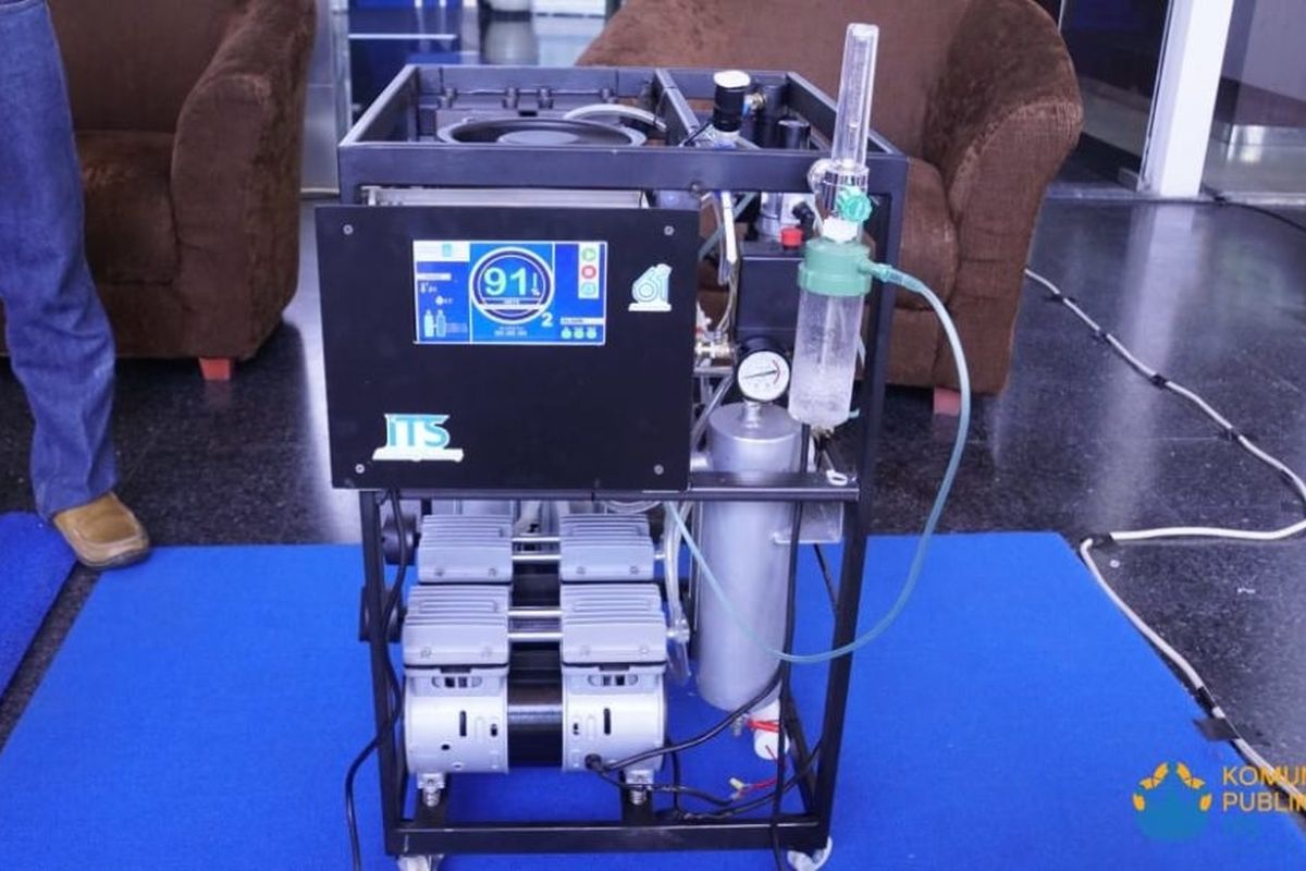 Oxygen Concentrator ITS (OXITS) dapat mengganti peran tabung oksigen yang sangat dibutuhkan masyarakat. 