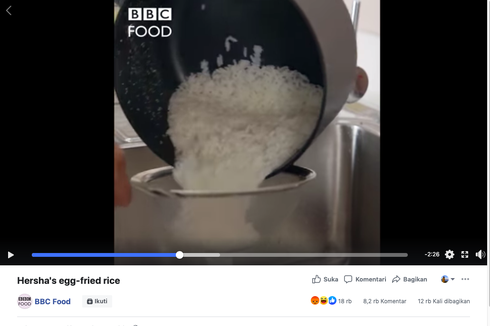 Viral Video Memasak Nasi Goreng Telur Disaring dan Dicuci, Ini Cerita di Baliknya