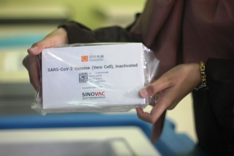 Vaksin Covid-19 sebanyak 10.000 dosis tiba di Kabupaten Cianjur, Jawa Barat, Selasa (26/1/2021). Frencananya vaksinasi akan mulai dilaksanakan besok