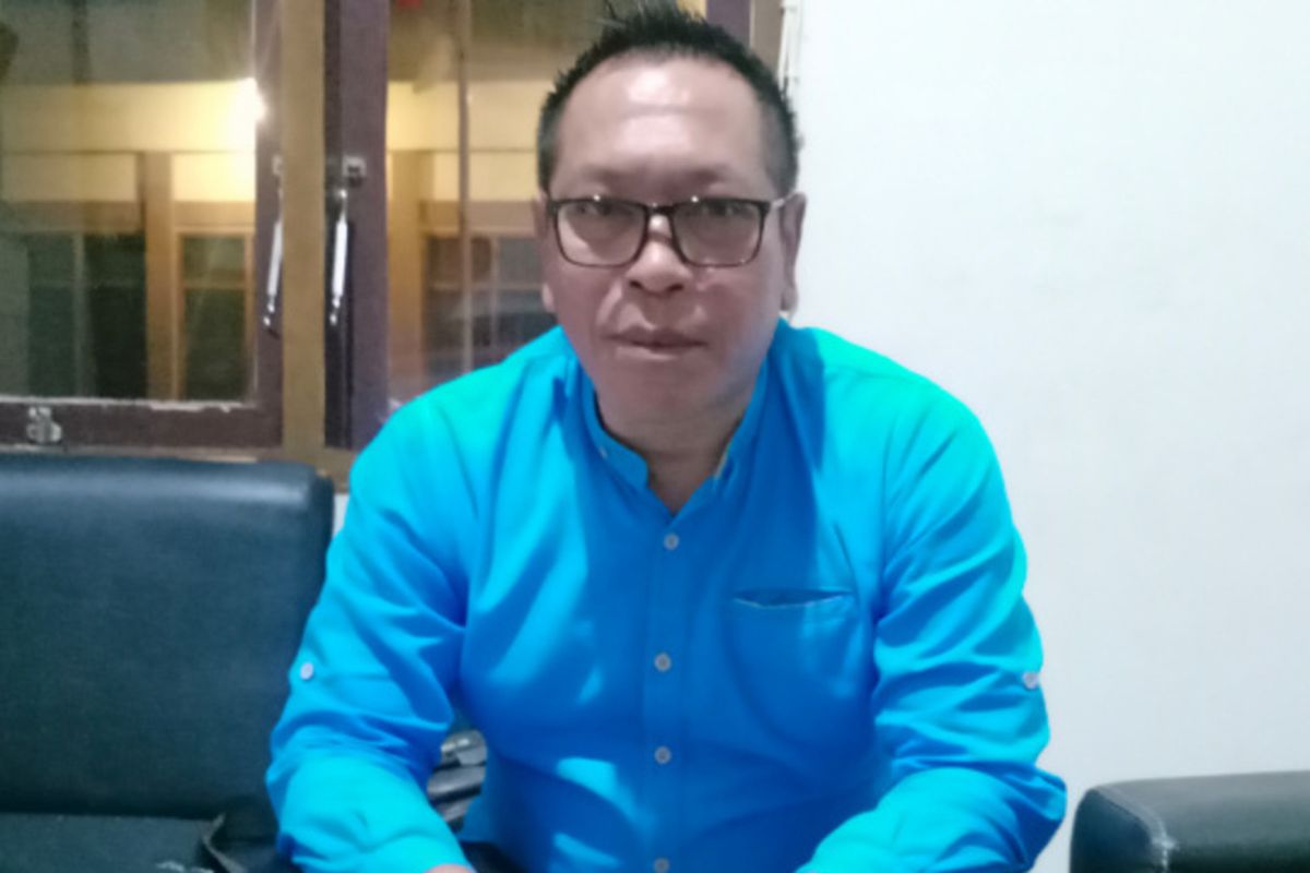 Ketua Kelompok Kerja Pembentukan Panwaslu Kecamatan (Panwascam) Bawaslu Garut Asep Burhan saat ditemui di Kantor Bawaslu Garut, Rabu (12/10/2022) usai rapat pleno penetapan hasil seleksi administrasi.