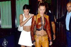 Kendall Jenner dan Bella Hadid Pamer Perut Rata di New York Fashion Week