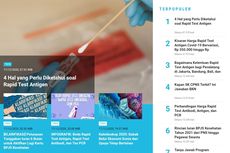 [POPULER TREN] 4 Hal yang Perlu Diketahui soal Rapid Test Antigen | Kata BKN soal Jadwal Penerbitan SK CPNS