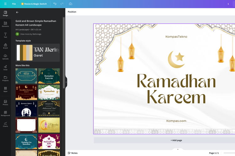 Ilustrasi tips bikin konten Ramadhan