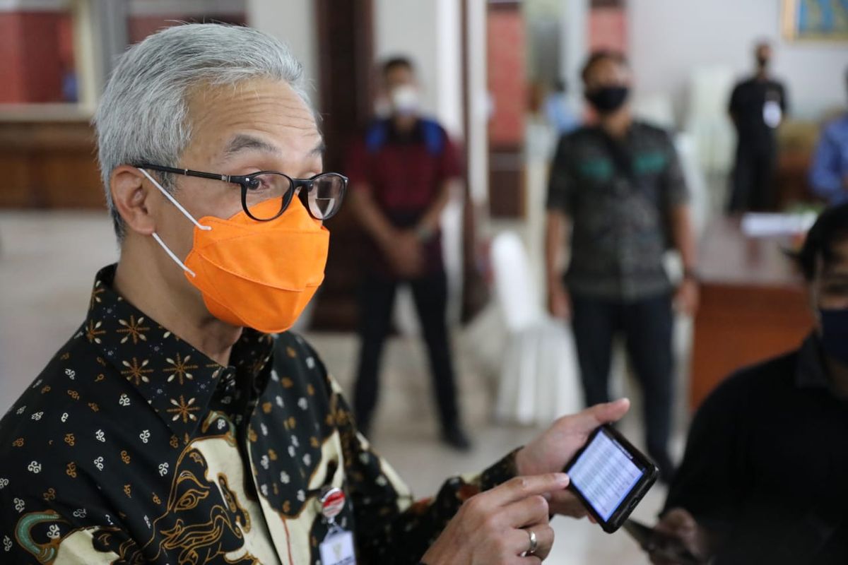 Gubernur Jawa Tengah Ganjar Pranowo dalam salah satu kesempatan.