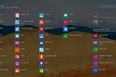Sehari, Aplikasi Windows 8 Diunduh 1,7 Juta Kali