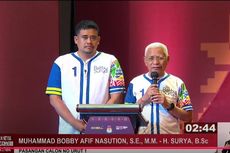 Bobby Nasution Minta Maaf ke Edy Rahmayadi di Akhir Debat Pilgub Sumut